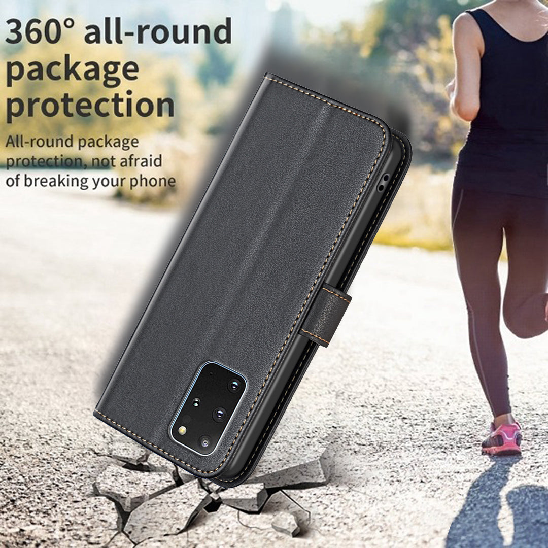 BINFEN COLOR BF17 For Samsung Galaxy S20 Plus 4G / 5G Slim-Fit Phone Cover Stand Magnetic Wallet PU Leather Phone Case BINFEN COLOR BF17 For Samsung Galaxy S20 Plus 4G / 5G Slim-Fit Phone Cover Stand Magnetic Wallet PU Leather Phone Case